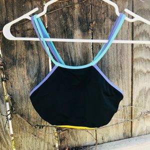 VS high neck strappy bikini top